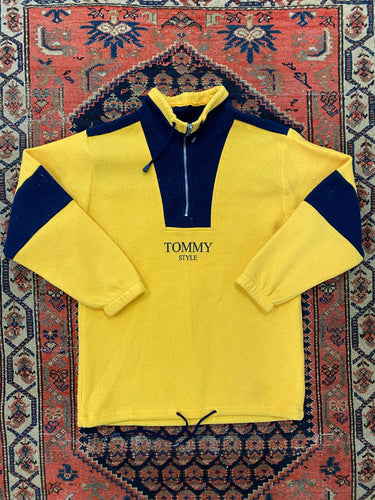 Vintage Tommy Sports Quarter Zip Fleece - L