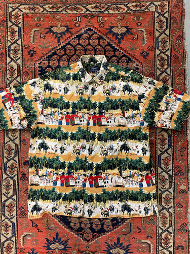 Vintage Patterned Button Up - XL