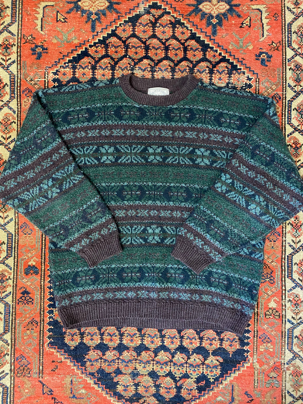 Vintage Knit Sweater - L