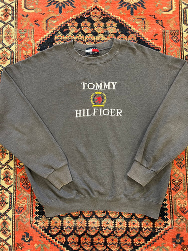 VINTAGE BOOTLEG TOMMY HILFIGER CREWNECK - LARGE
