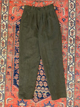 Load image into Gallery viewer, 90s High Waisted Wool Trousers - 28inches