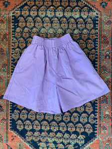 Vintage Purple Cotton Shorts - 22in