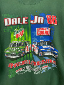 Front and Back Dale Jr NASCAR Crewneck - XL