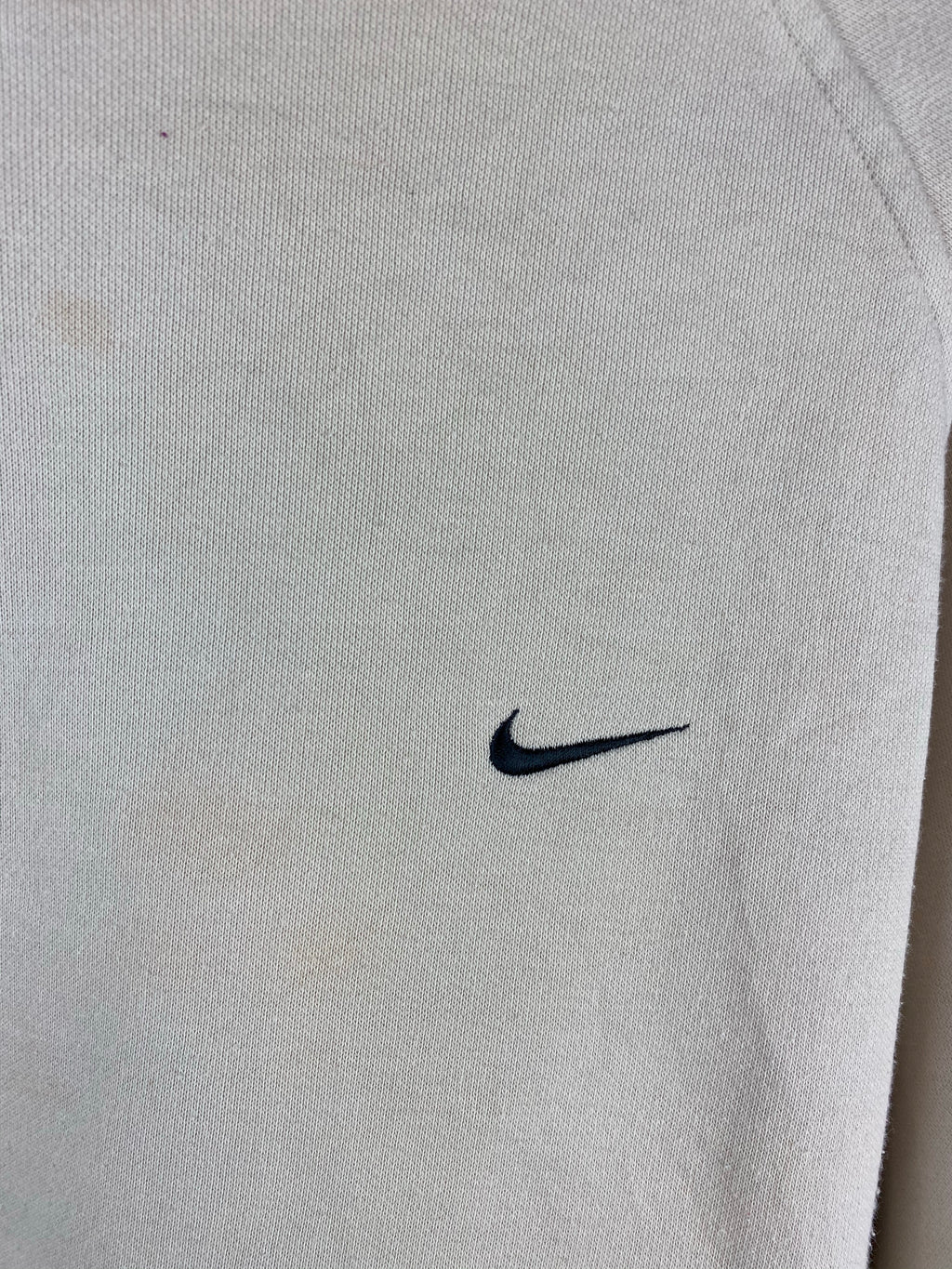 Creme Nike check crewneck