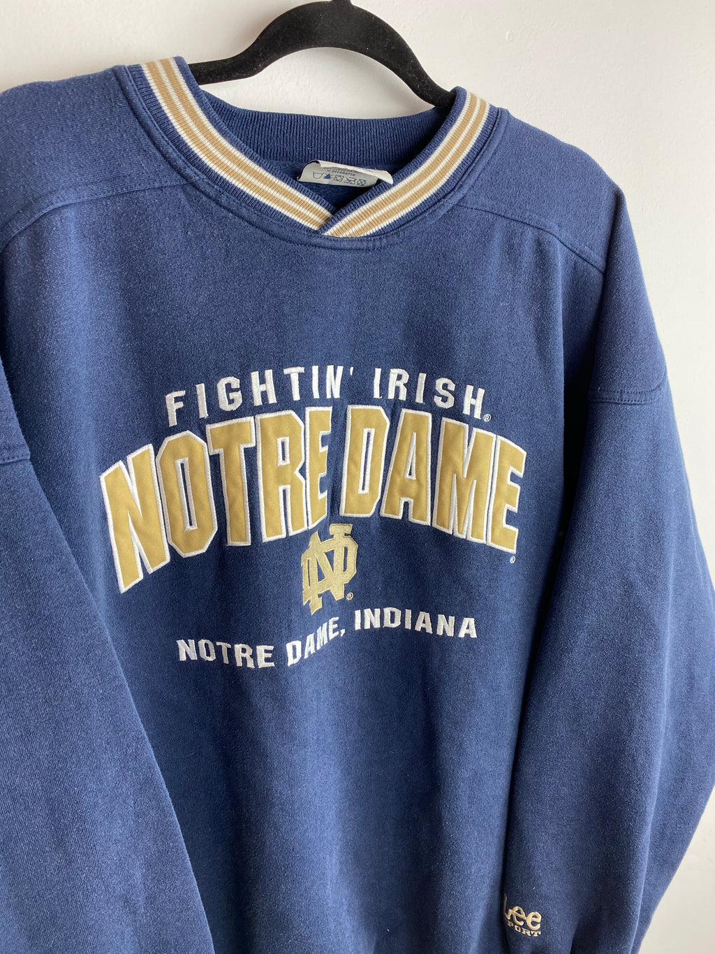 Heavy weight Notre Dame crewneck