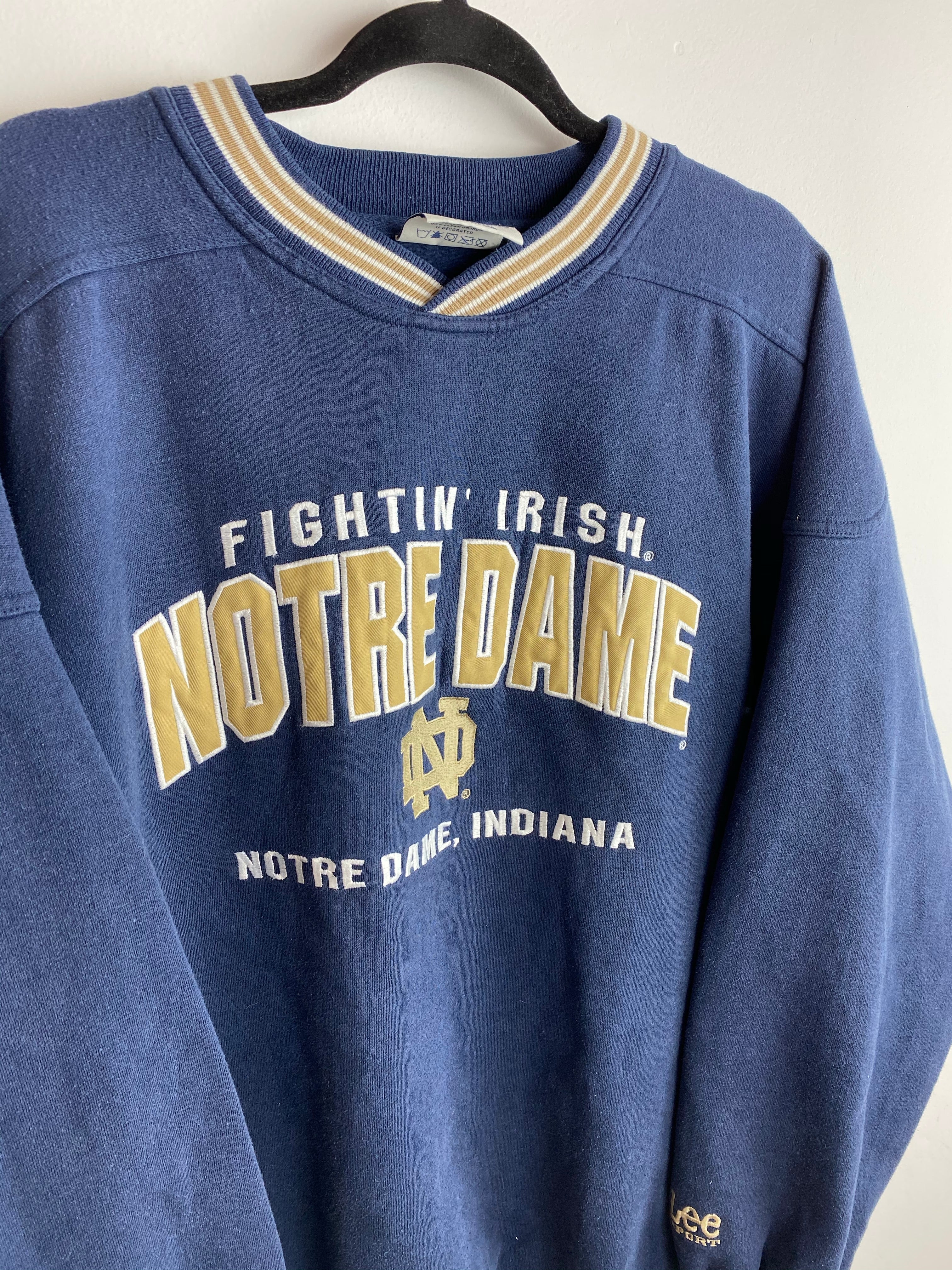 Heavy weight Notre Dame crewneck