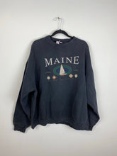 Load image into Gallery viewer, Vintage faded Maine crewneck