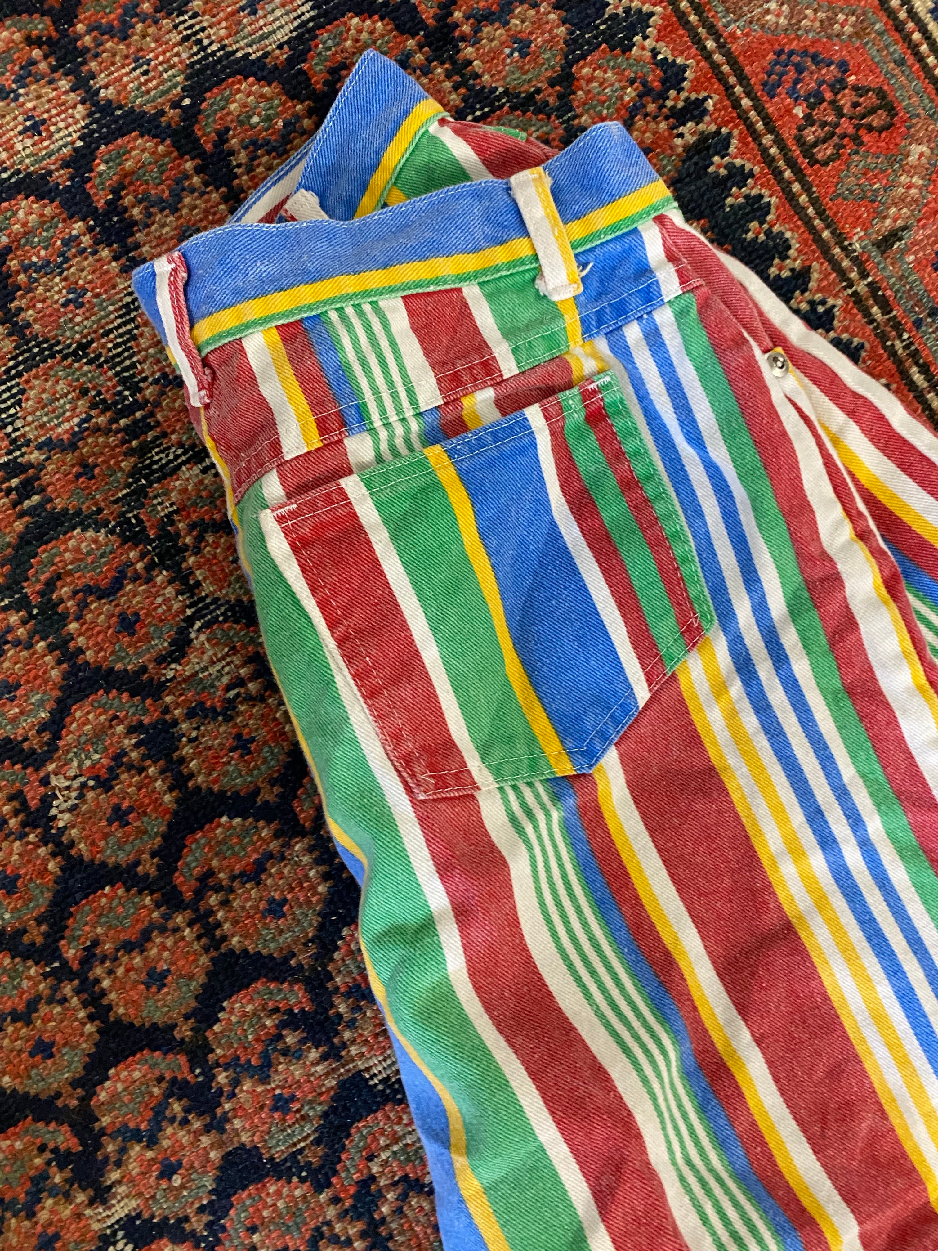 Vintage Striped Shorts - 29in