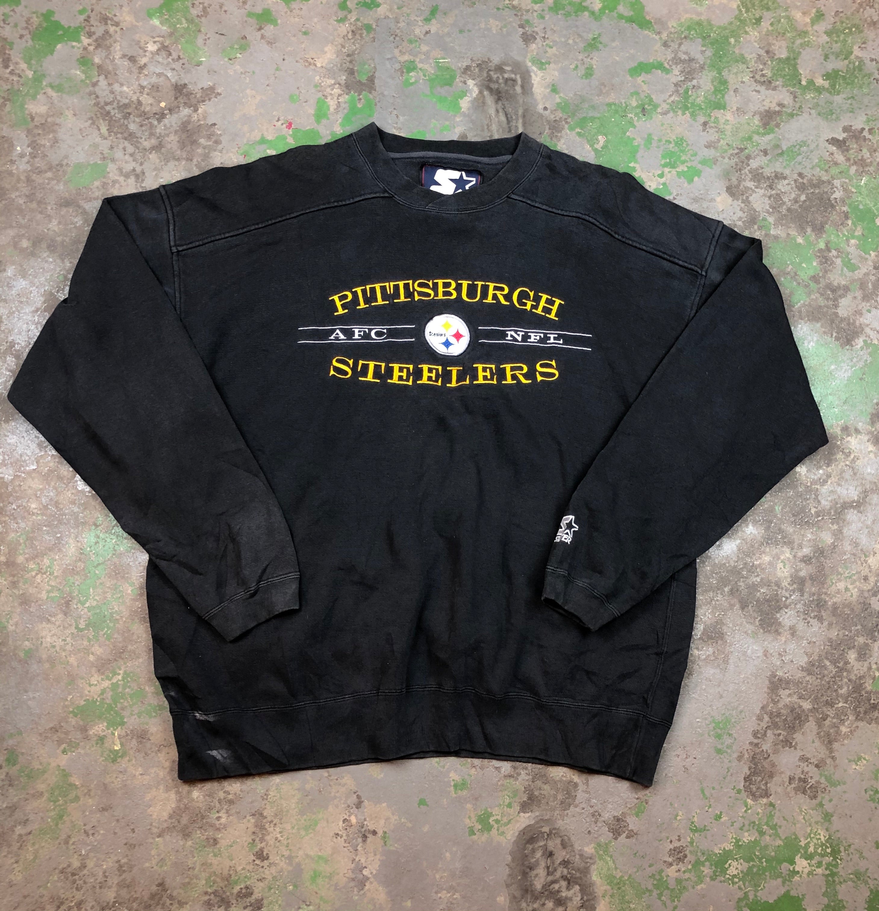 Vintage Faded Pittsburgh Steelers Crewneck
