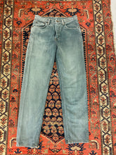 Load image into Gallery viewer, Vintage High Waisted Stone Wash Denim Jeans - 29in