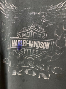 90s Front And Back Harley Davidson T Shirt - M