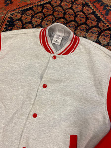 90s Cotton Varsity Jacket - S/M