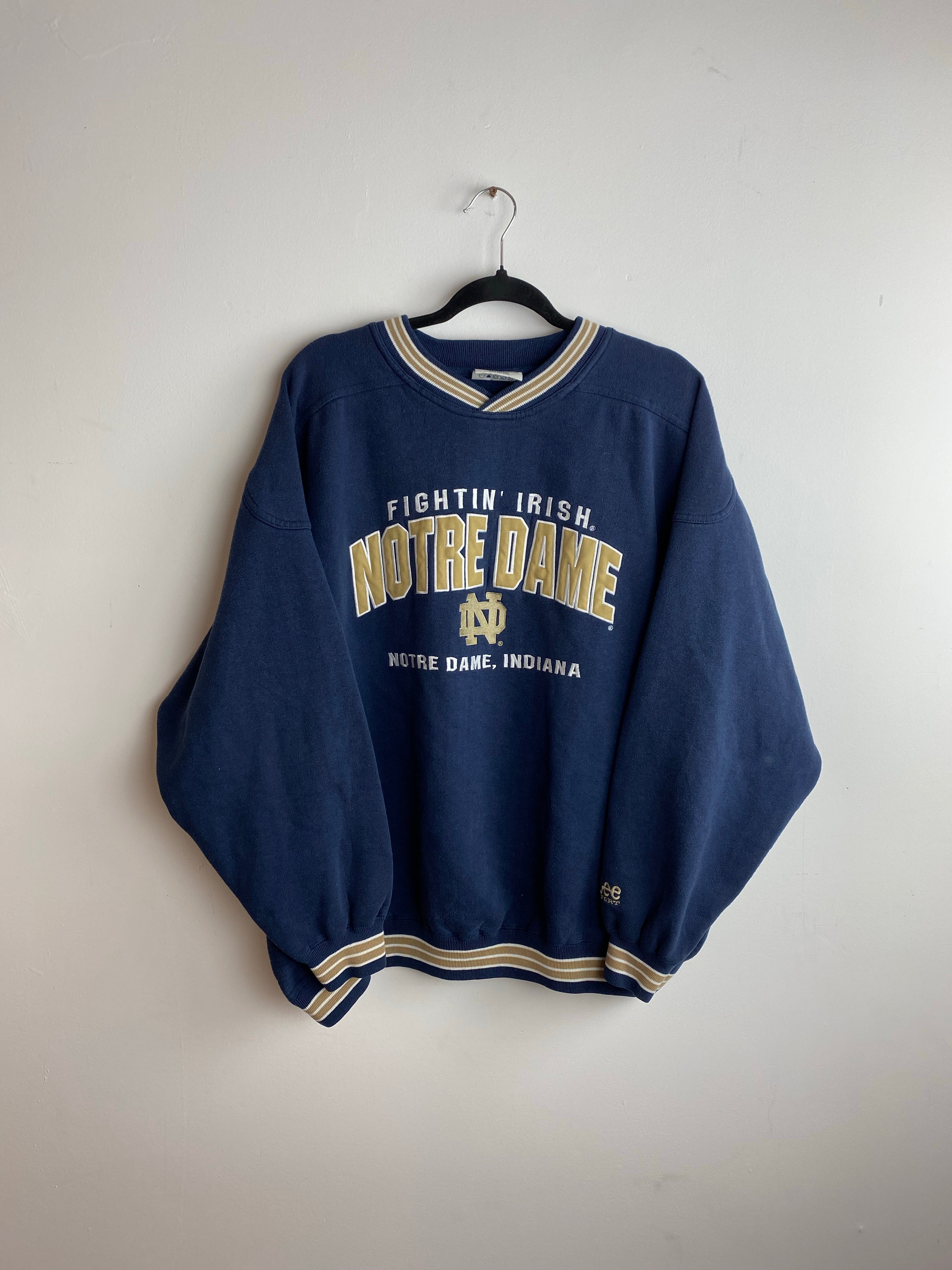 Heavy weight Notre Dame crewneck