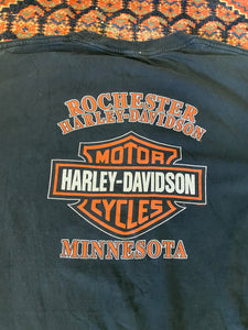 Vintage Front And Back Harley Davidson T Shirt - M