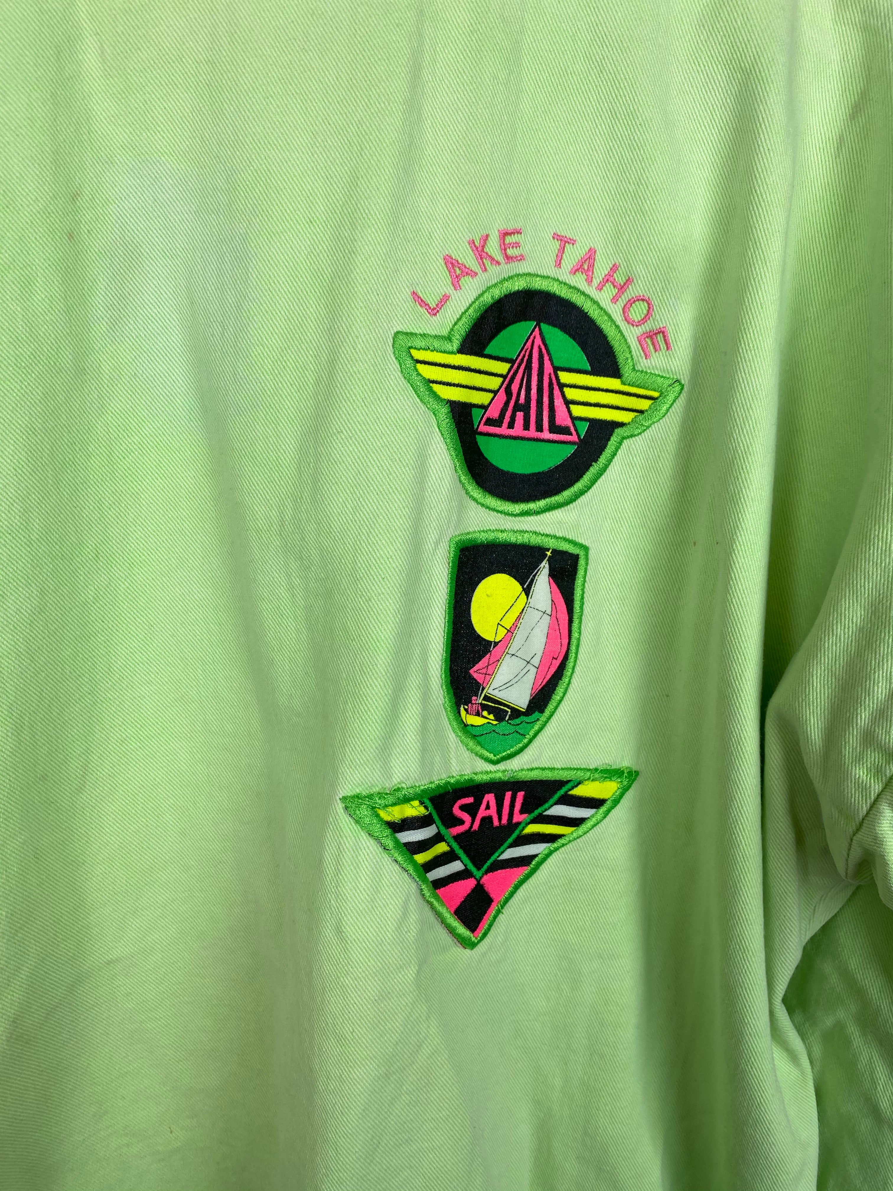 90s Lake Tahoe neon crewneck