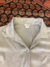 Load image into Gallery viewer, 90s Satin Button Up Shirt - S