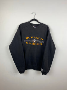 90s embroidered Buffalo Sabres Starter crewneck