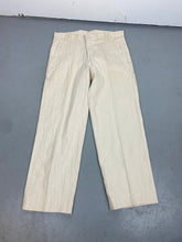 Load image into Gallery viewer, Creme corduroy straight leg pants