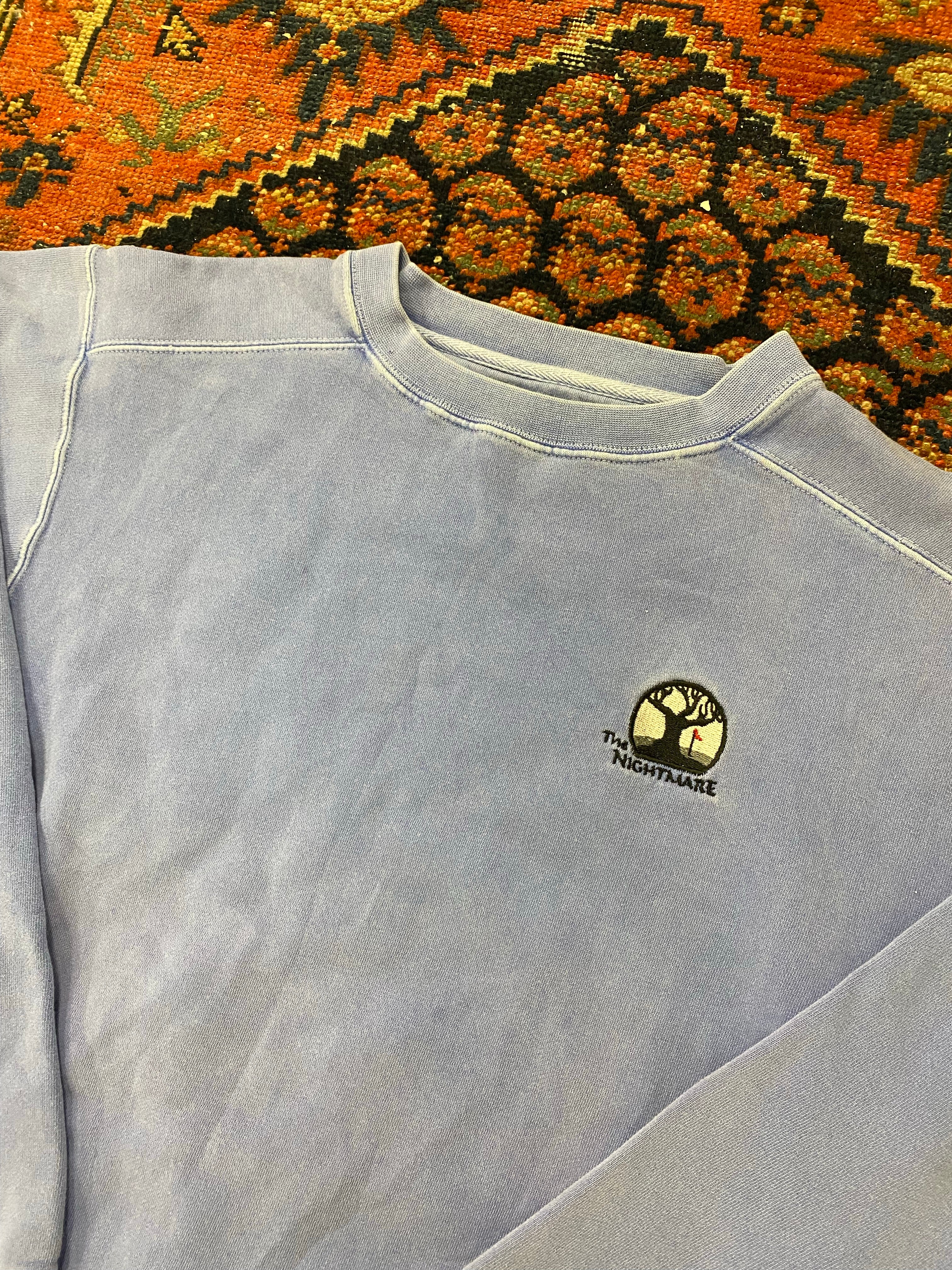 Vintage The Nightmare Stone Wash Crewneck - L