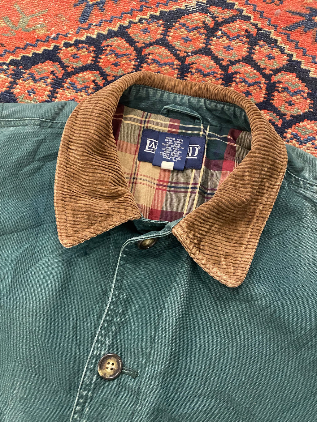 90s Teal LL Bean Work Jacket - L