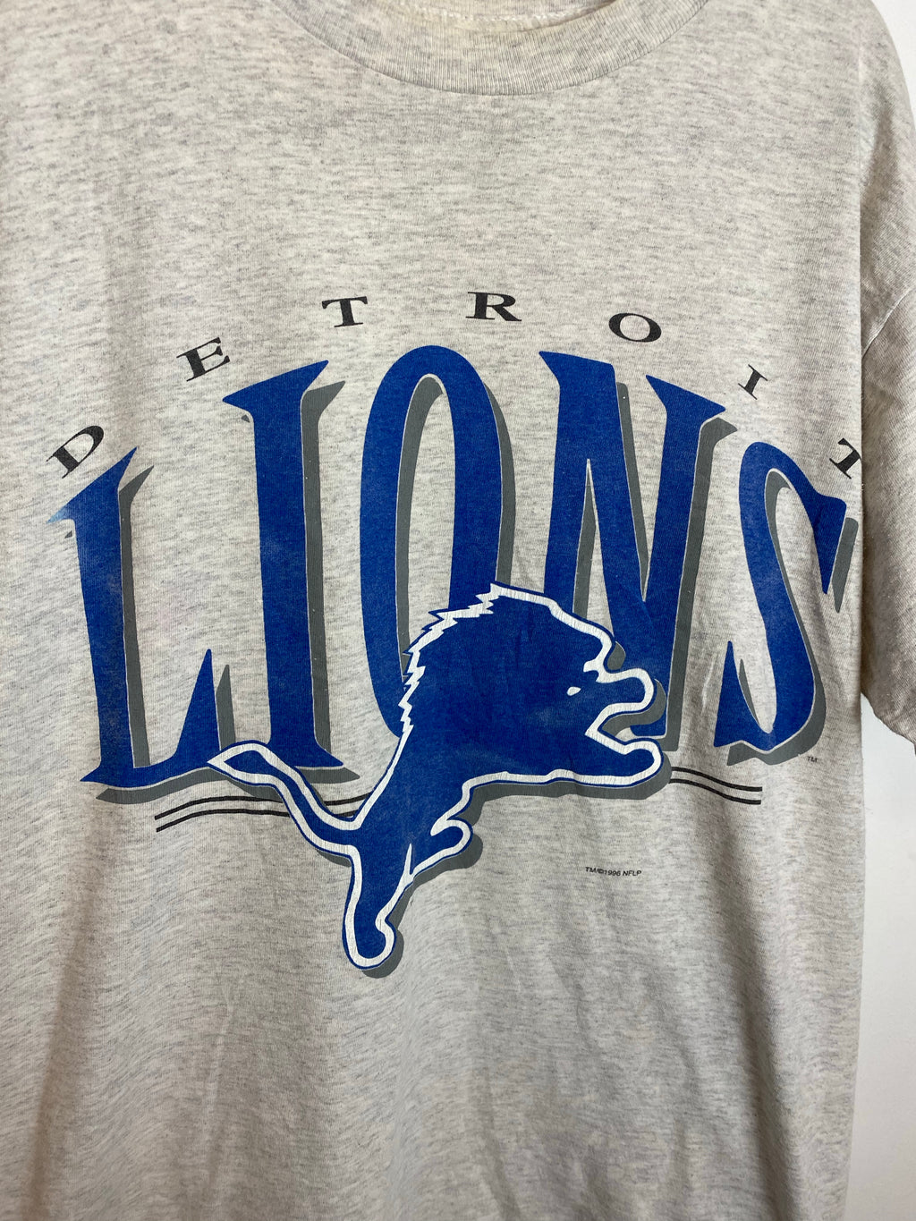 90s Detroit Lions T Shirt - L