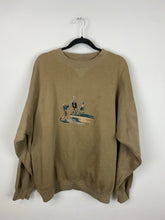 Load image into Gallery viewer, Vintage embroidered Golf crewneck - L