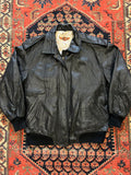 VINTAGE LEATHER FLIGHT JACKET - MEDIUM