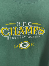 Load image into Gallery viewer, Vintage embroidered Green Bay Packers crewneck - L
