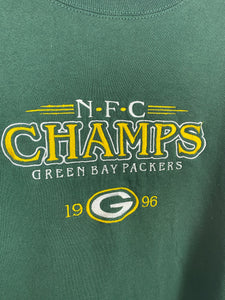 Vintage embroidered Green Bay Packers crewneck - L