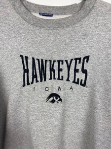 Embroidered Iowa Hawkeyes crewneck
