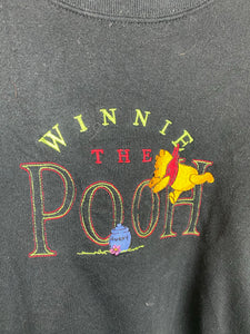 Vintage embroidered oversized Pooh crewneck