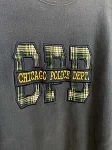 Embroidered Chicago Police Department crewneck - M