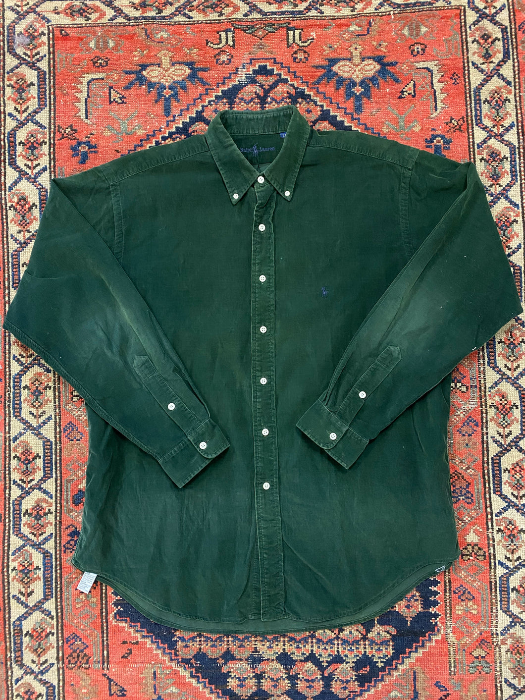 Vintage Corduroy Ralph Lauren Button Up Shirt - XL