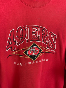 90s Embroidered 49ers crewneck - M/L