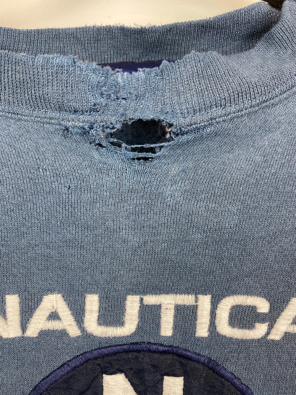 Vintage Nautica Competition embroidered crewneck