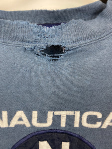 Vintage Nautica Competition embroidered crewneck