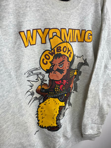 Front and back Wyoming crewneck