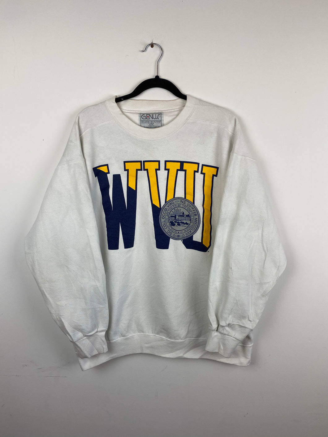 90s WVU varsity crewneck