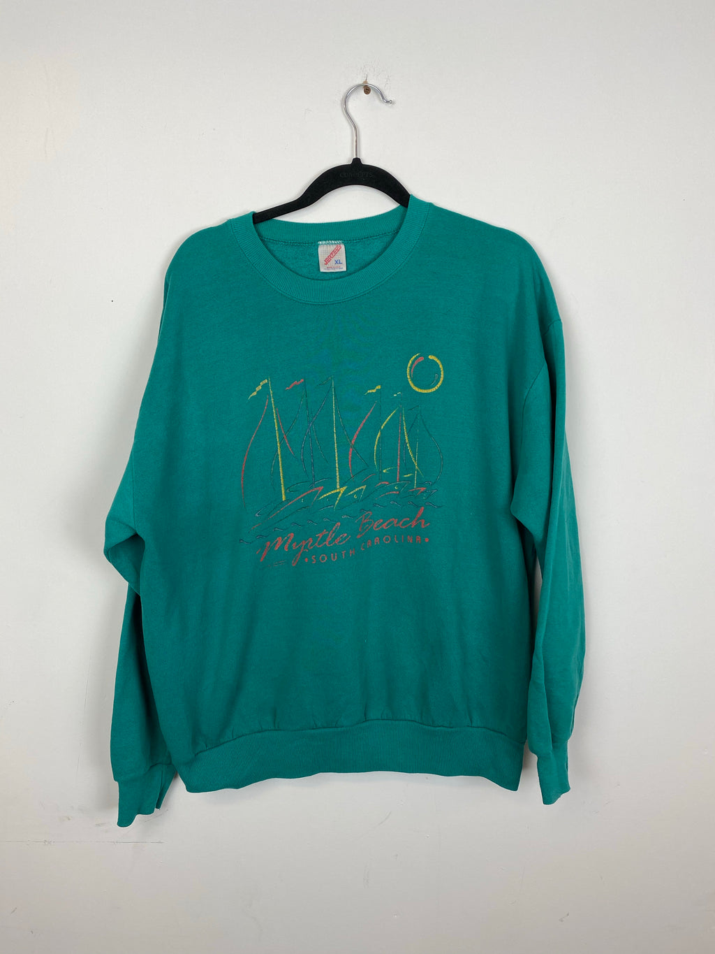 Vintage Myrtle Beach sailing crewneck