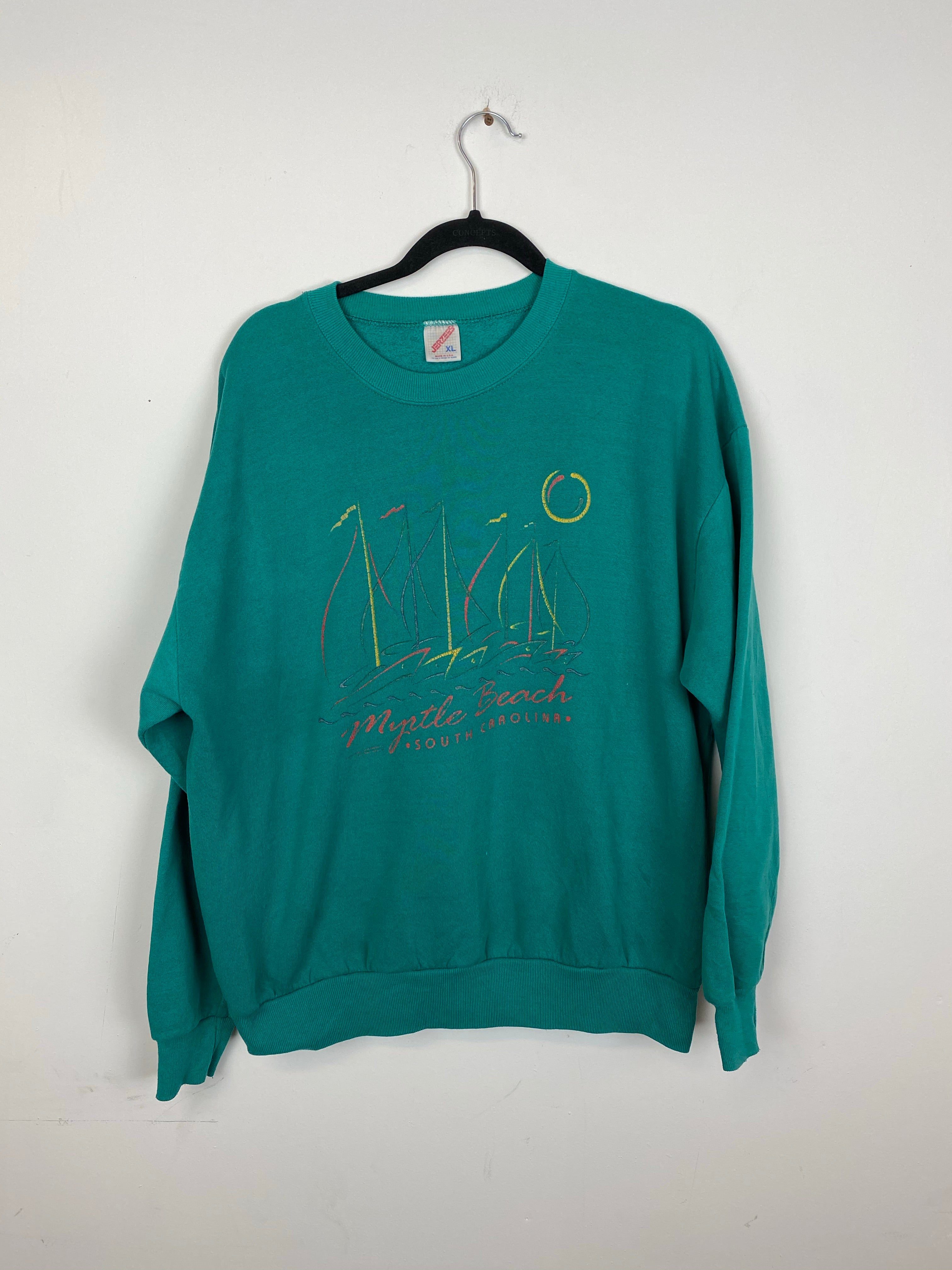 Vintage Myrtle Beach sailing crewneck