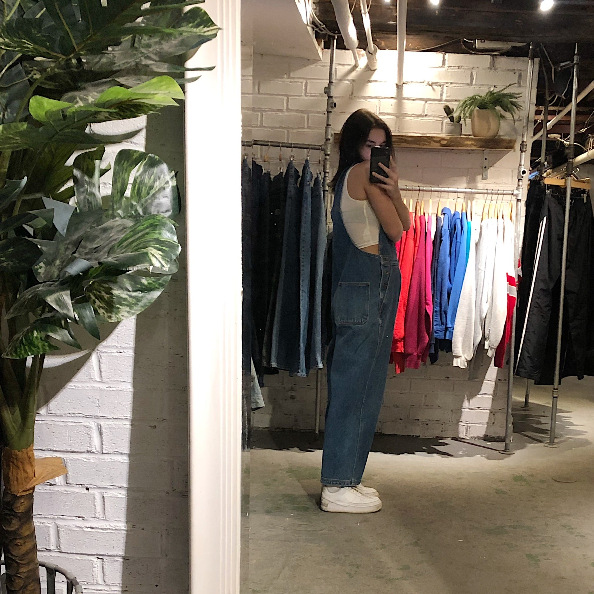 Vintage Denim Overalls
