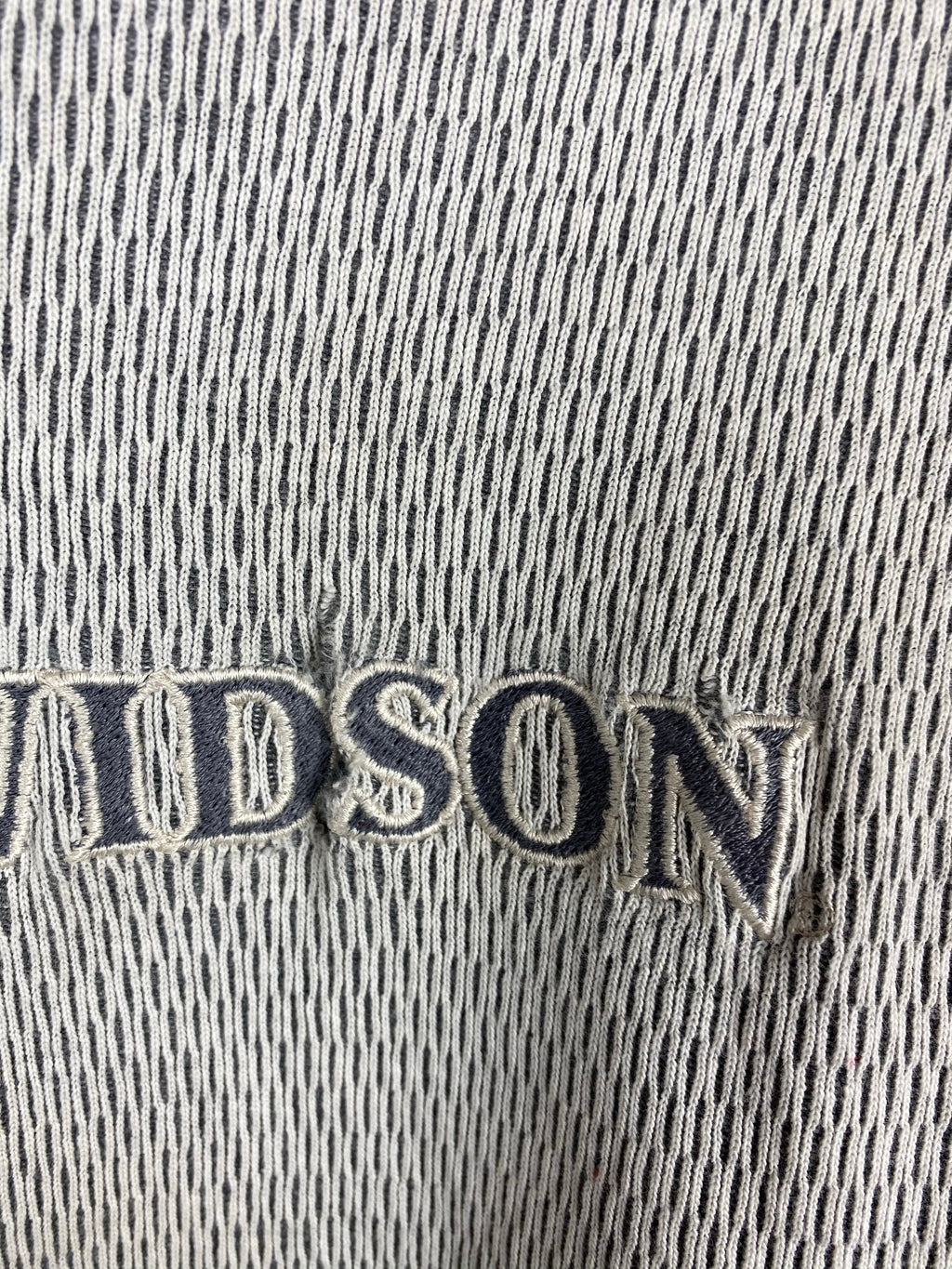 Thrashed Embroidered Harley Davidson crewneck