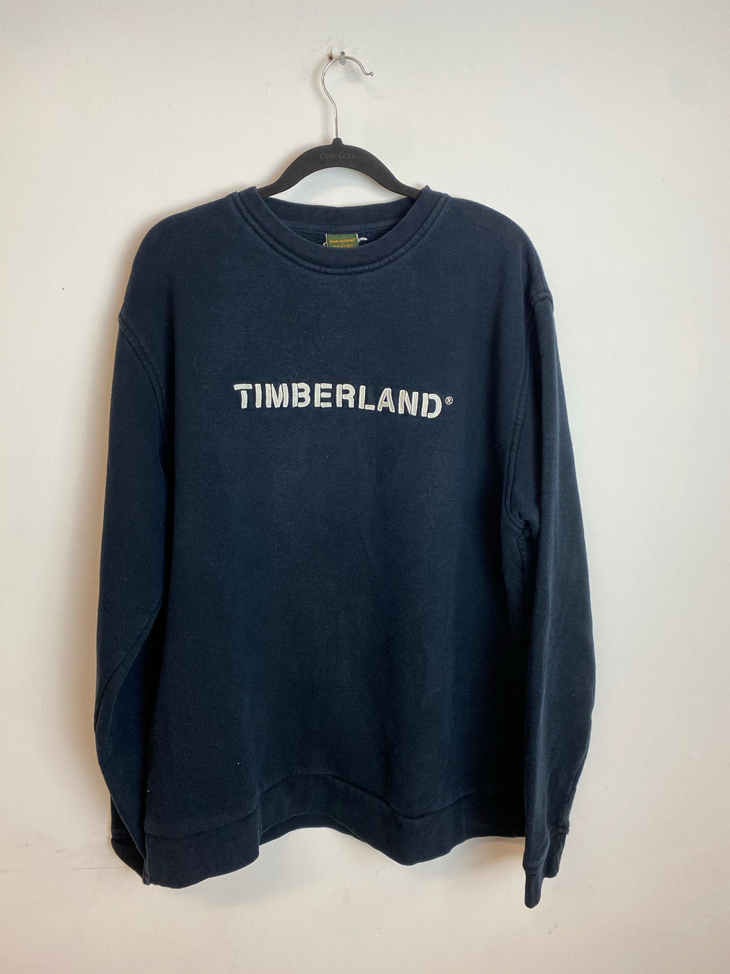 Vintage Embroidered Timberland Crewneck - L