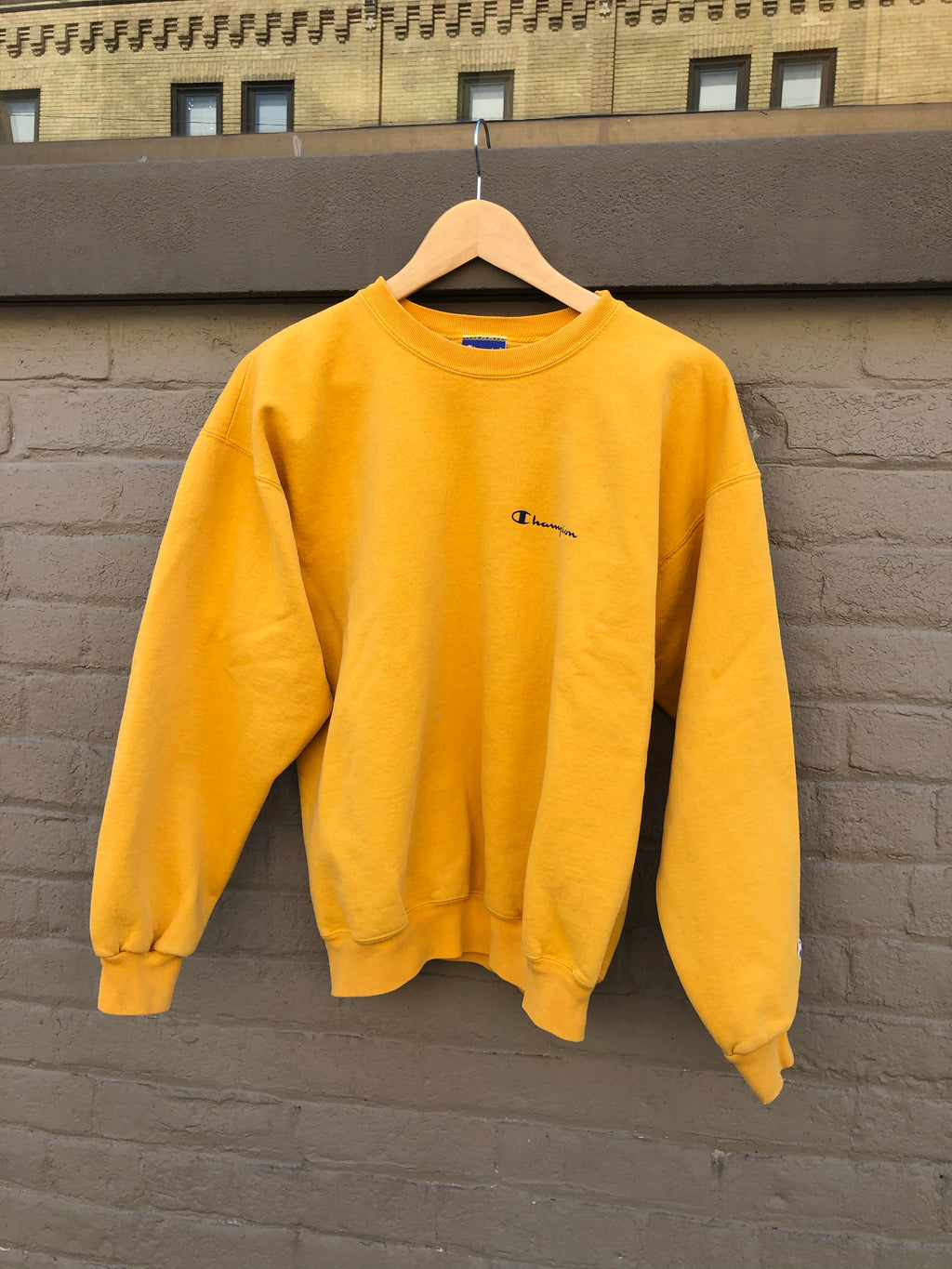 Mustard Champion Crewneck