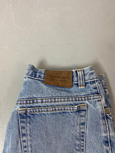Vintage High Waisted Frayed Ralph Lauren Denim Shorts - 31in