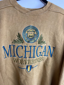 Embroidered Michigan crewneck