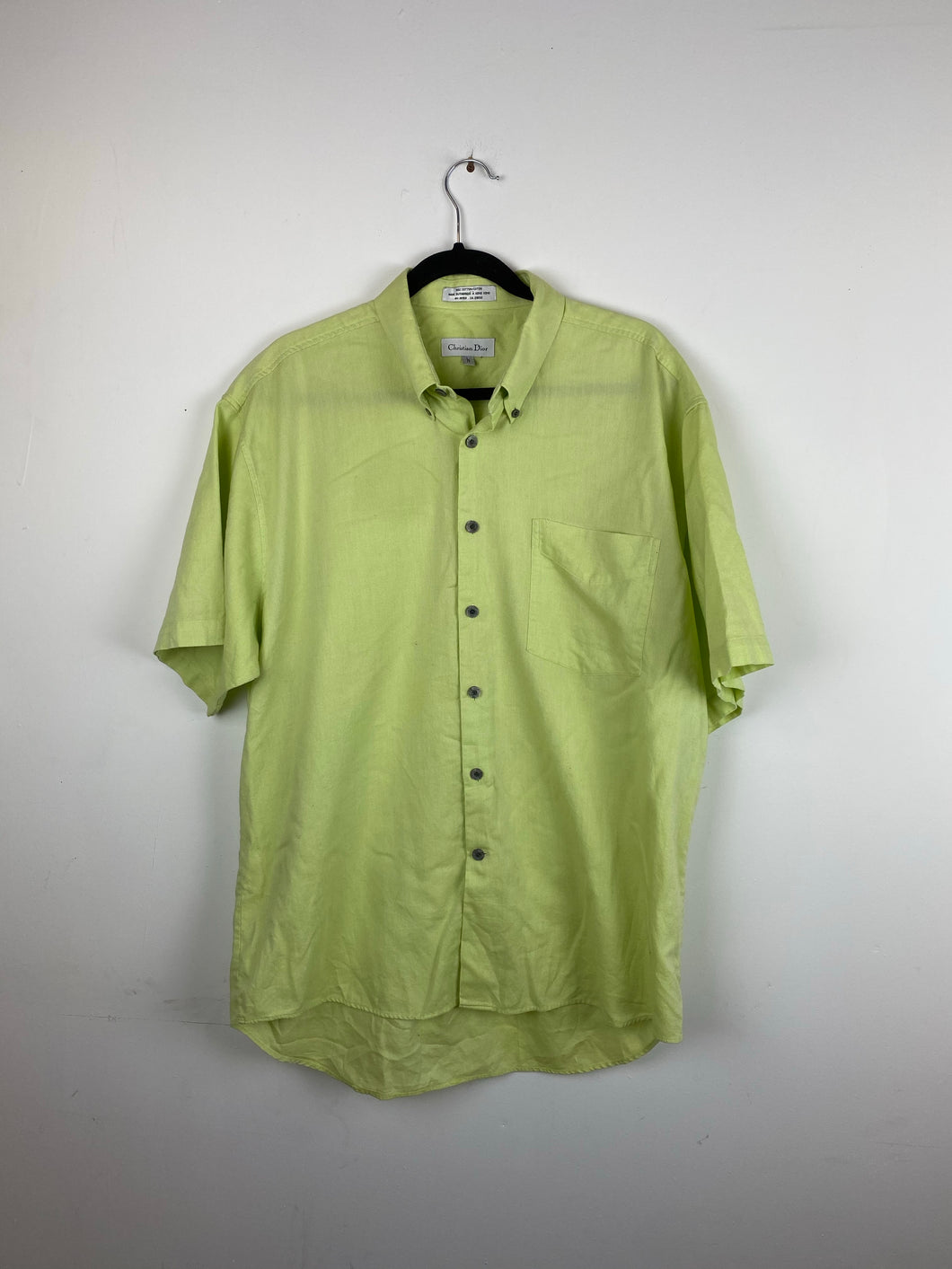 90s Dior short sleeve button up