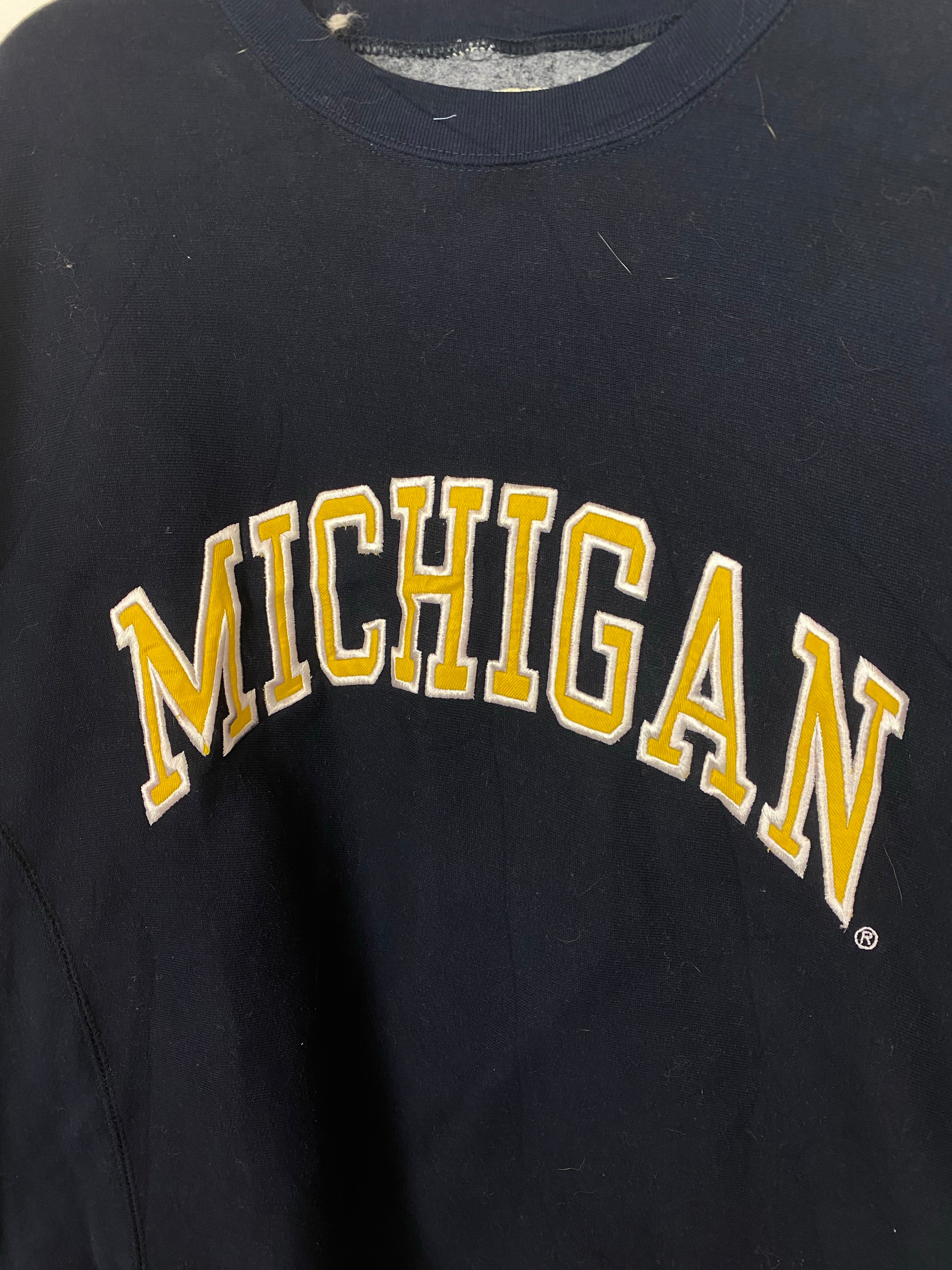 Vintage Embroidered Michigan Crewneck - L/XL