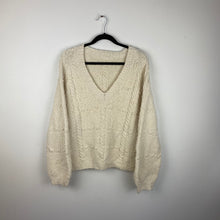 Load image into Gallery viewer, Oversized V neck knit