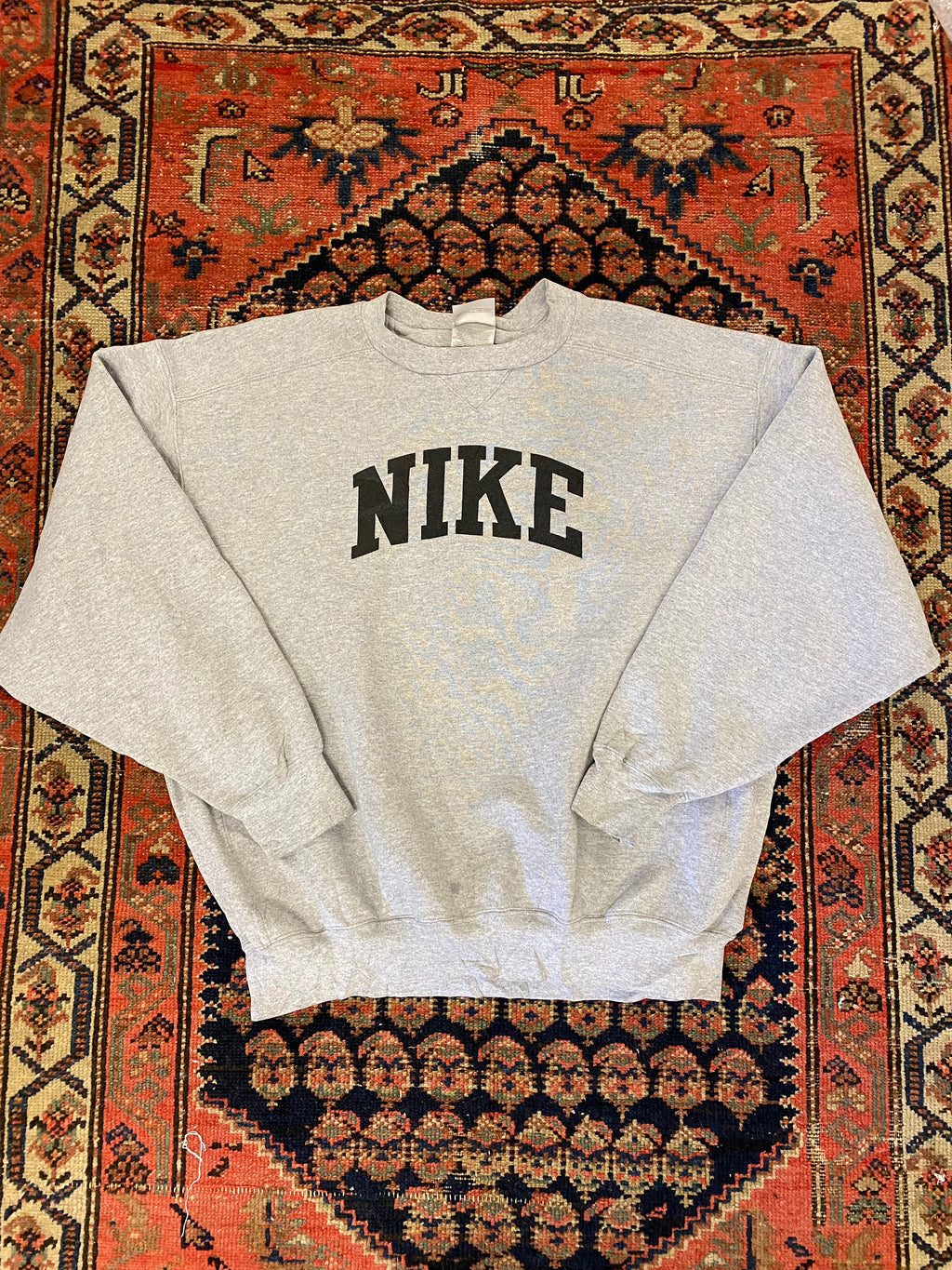 90s Nike Spell Out Crewneck - M